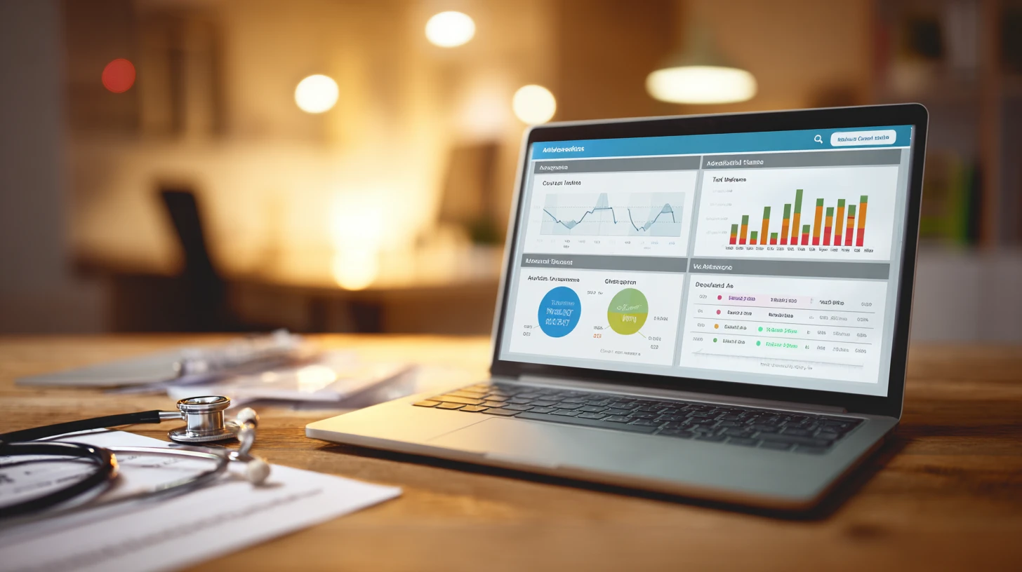 Reporting dashboard showing response times, refill turnaround, and avoided calls for a veterinary hospital