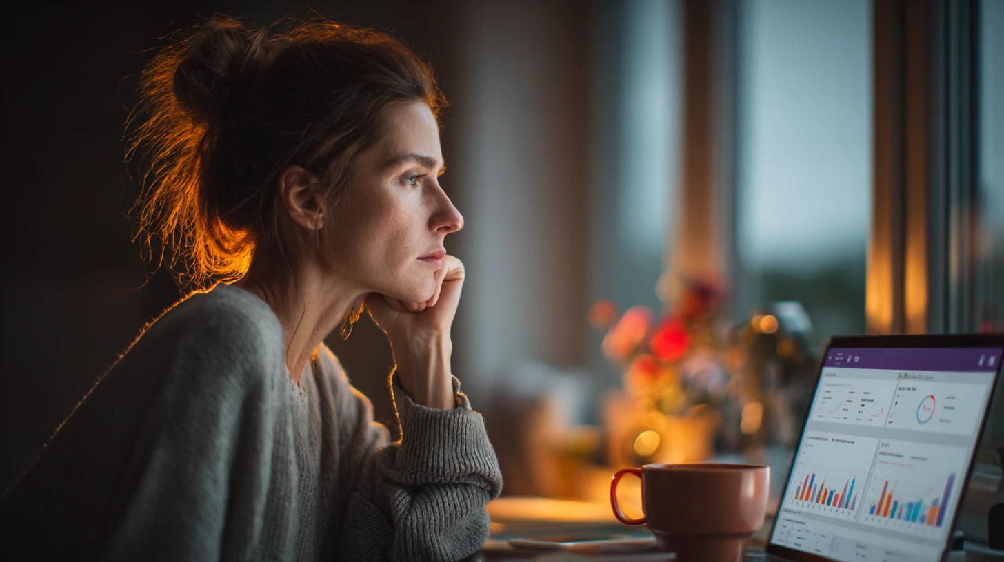 Practice owner reviewing veterinary scheduling software KPIs and no-show trends