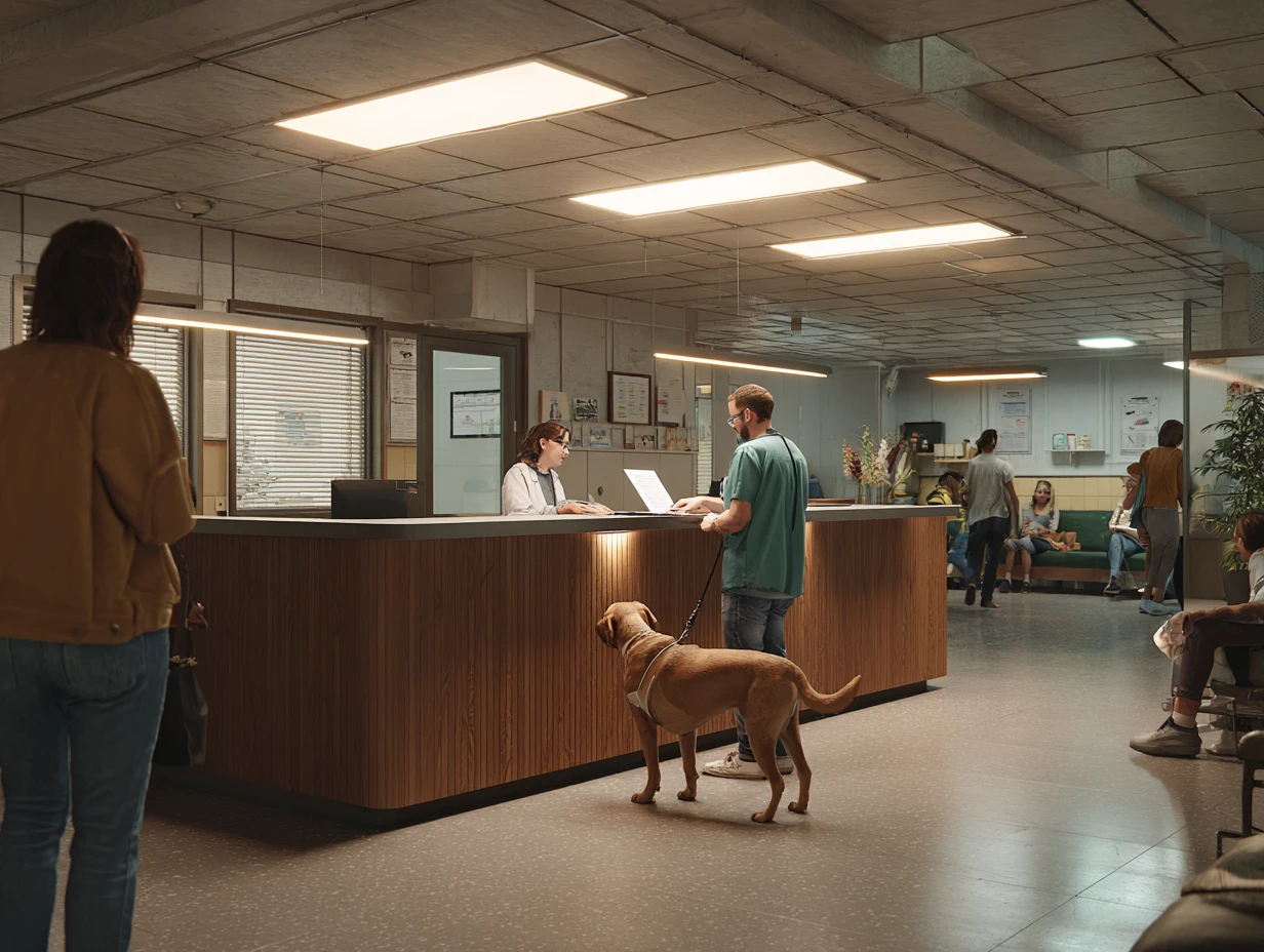 CSR uses a simple downtime check-in process while veterinary software is unavailable