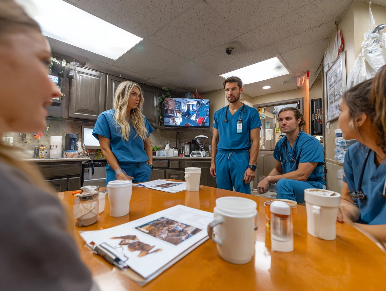 Quarterly downtime drill where the team practices a vet software outage response in a real clinic setting